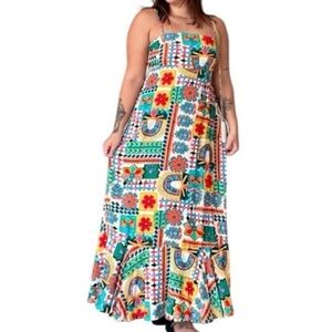PAPER HEART Floral Maxi Dress